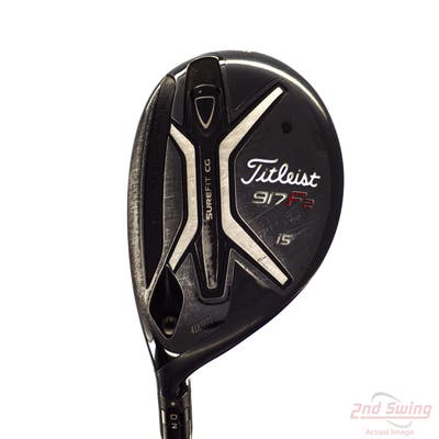 Titleist 917 F2 Fairway Wood 3 Wood 3W 15° Kuro Kage Dual-Core Tini 55 Graphite Senior Left Handed 42.5in