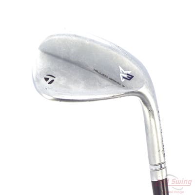TaylorMade Milled Grind 3 Raw Chrome Wedge Sand SW 56° 12 Deg Bounce SB True Temper Dynamic Gold Tour Issue S200 Steel Stiff Right Handed 35.25in