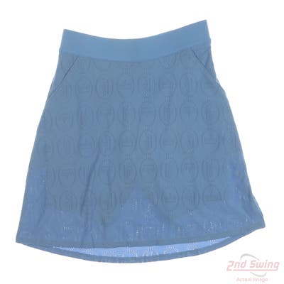 New Womens Peter Millar Skort Large L Blue MSRP $150