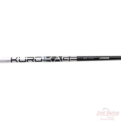 Used W/ TaylorMade RH Adapter Mitsubishi Rayon Kuro Kage Silver Dual Core TiNi Fairway Shaft Stiff 42.5in