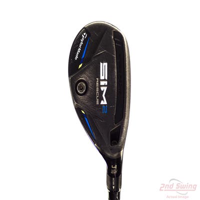TaylorMade SIM2 Rescue Hybrid 4 Hybrid 22° MCA Tensei AV Blue Raw 70 Graphite Regular Right Handed 40.0in