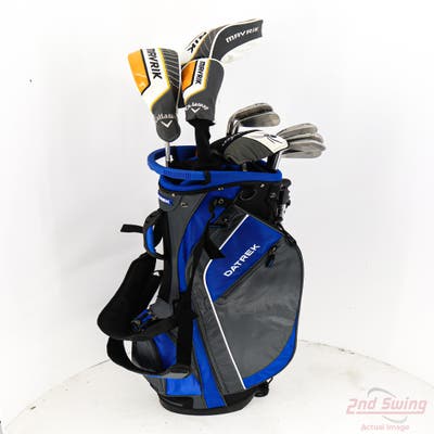 Complete Set of Men's Callaway TaylorMade Cleveland Odyssey Golf Clubs + NEW Datrek Stand Bag w/Headcovers