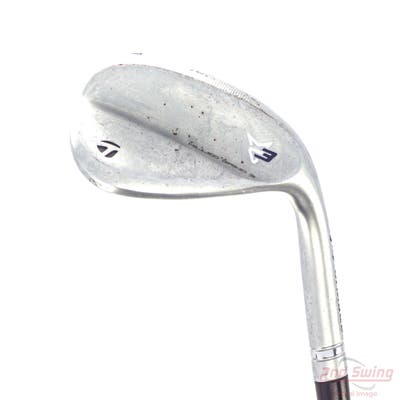 TaylorMade Milled Grind 3 Raw Chrome Wedge Lob LW 60° 10 Deg Bounce SB Dynamic Gold Tour Issue S200 Steel Stiff Right Handed 35.0in