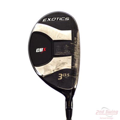 Tour Edge Exotics CBX Fairway Wood 3 Wood 3W 13.5° Handcrafted HZRDUS Black 75 Graphite Stiff Right Handed 43.0in