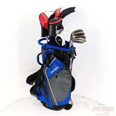 Complete Set of Men's Ping & TaylorMade Golf Clubs + NEW Datrek Stand Bag w/Headcovers