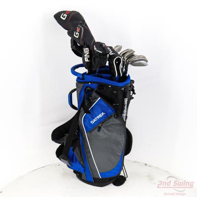 Complete Set of Men's Ping Tour Edge Titleist Golf Clubs + NEW Datrek Stand Bag w/Headcovers