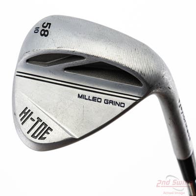 TaylorMade Milled Grind HI-TOE 3 Chrome Wedge Lob LW 58° 10 Deg Bounce FST KBS Hi-Rev 2.0 115 Steel Wedge Flex Right Handed 35.0in