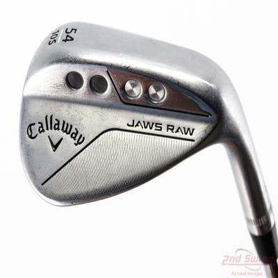 Callaway Jaws Raw Chrome Wedge Sand SW 54° 10 Deg Bounce S Grind Dynamic Gold Spinner TI 115 Steel Wedge Flex Right Handed 35.25in