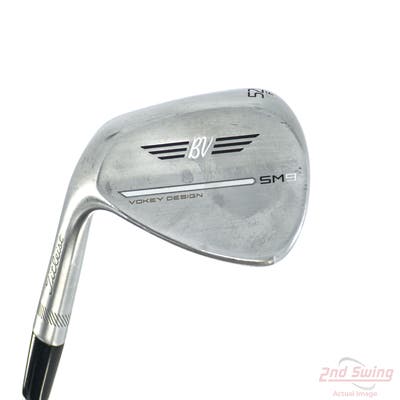 Titleist Vokey SM9 Tour Chrome Wedge Gap GW 52° 8 Deg Bounce F Grind Mitsubishi Tensei Red AM2 Graphite Ladies Left Handed 34.5in