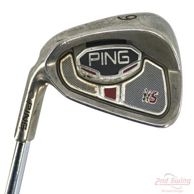 Ping i15 Single Iron 6 Iron Ping AWT Steel Stiff Left Handed Green Dot 37.5in
