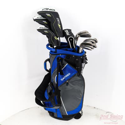 Complete Set of Men's Ping TaylorMade Odyssey Golf Clubs + NEW Datrek Stand Bag w/Headcovers