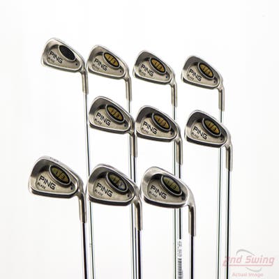 Ping i3 + Iron Set 2-PW SW Ping JZ Steel Stiff Right Handed Green Dot +3/4"