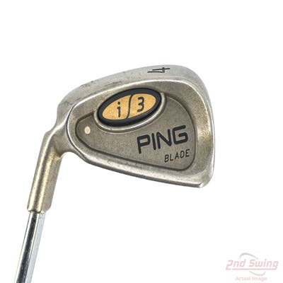 Ping i3 Blade Single Iron 4 Iron Ping JZ Steel Stiff Left Handed White Dot 38.5in
