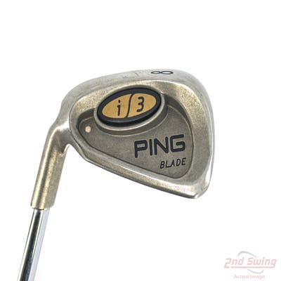 Ping i3 Blade Single Iron 8 Iron Ping JZ Steel Stiff Left Handed White Dot 36.75in