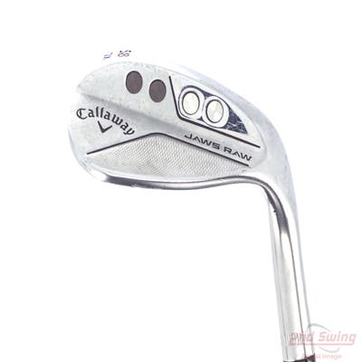 Callaway Jaws Raw Chrome Wedge Lob LW 58° 12 Deg Bounce X Grind True Temper Elevate MPH 95 Steel Regular Right Handed 35.75in