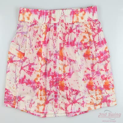 New Womens Lucky In Love Skort Large L Multi MSRP $100
