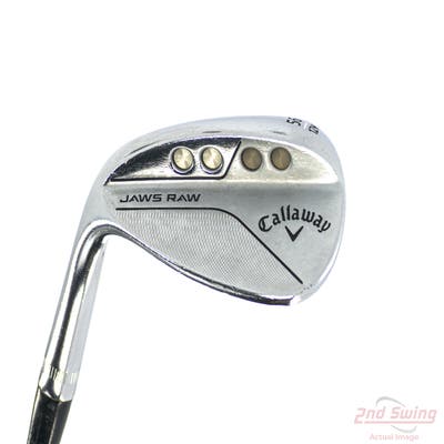 Callaway Jaws Raw Chrome Wedge Sand SW 56° 12 Deg Bounce W Grind LA Golf A Series Low 50 Graphite Wedge Flex Left Handed 35.5in