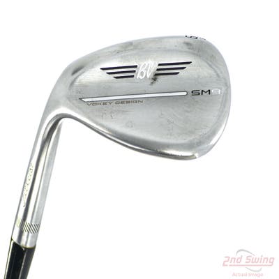 Titleist Vokey SM9 Tour Chrome Wedge Lob LW 60° 10 Deg Bounce S Grind Titleist Vokey BV Steel Wedge Flex Left Handed 35.0in