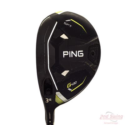 Ping G430 SFT Fairway Wood 3 Wood 3W 16° PX HZRDUS Smoke Red RDX 70 Graphite Stiff Left Handed 43.0in