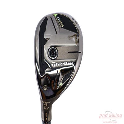 Mint TaylorMade Qi35 Rescue Hybrid 4 Hybrid 22° Fujikura Ventus Blue 7 HB 2025 Graphite Stiff Left Handed 40.25in
