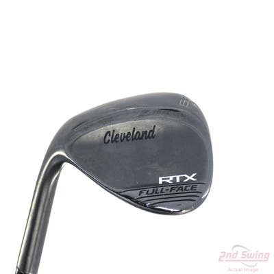 Cleveland RTX Full Face Black Satin Wedge Lob LW 58° 9 Deg Bounce Dynamic Gold Spinner TI Steel Wedge Flex Left Handed 35.5in
