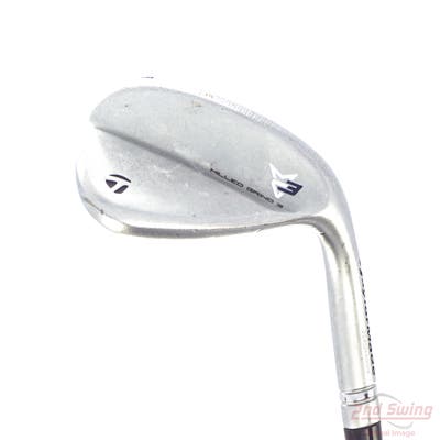 TaylorMade Milled Grind 3 Raw Chrome Wedge Lob LW 58° 11 Deg Bounce SB Dynamic Gold Tour Issue S200 Steel Stiff Right Handed 35.0in