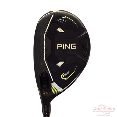 Ping G430 MAX Fairway Wood 3 Wood 3W 15° PX HZRDUS Smoke Black 60 Graphite Stiff Left Handed 43.0in