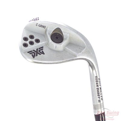 PXG 0311 Milled Sugar Daddy II Wedge Lob LW 58° 10 Deg Bounce C Grind Aerotech SteelFiber fc115cw Graphite Stiff Right Handed 35.25in