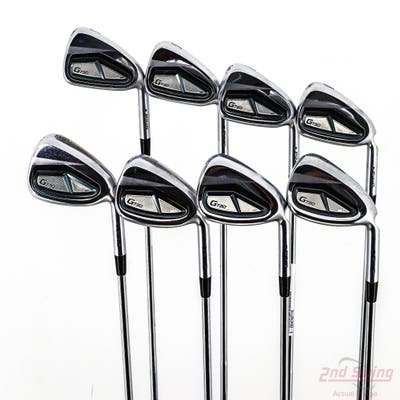 Ping G730 Iron Set 5-PW AW GW True Temper Dynamic Gold Mid 100 R300 Steel Regular Right Handed Black Dot +1/4"
