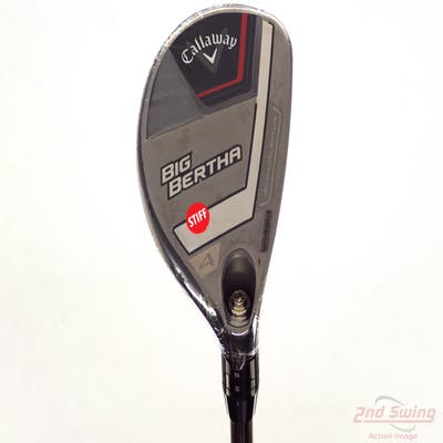 Mint Callaway Big Bertha 23 Hybrid 4 Hybrid 21° Callaway RCH Hybrid 65 Graphite Stiff Right Handed 40.0in