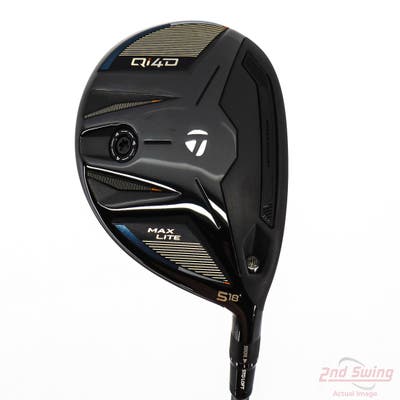 Mint TaylorMade Qi4D Max Lite Fairway Wood 5 Wood 5W 18° Mitsubishi REAX FW 45 Graphite Senior Right Handed 42.5in