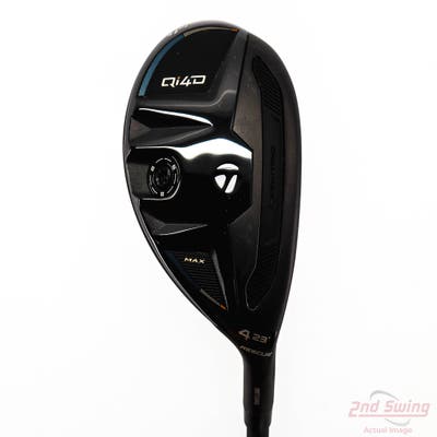 Mint TaylorMade Qi4D Max Rescue Hybrid 4 Hybrid 23° KBS REAX 50 Graphite Regular Right Handed 40.25in