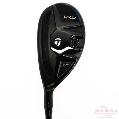 Mint TaylorMade Qi4D Max Rescue Hybrid 4 Hybrid 23° KBS REAX 50 Graphite Regular Left Handed 40.25in