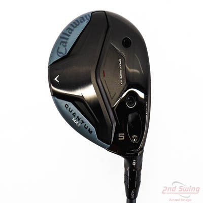 Mint Callaway Quantum Max Fairway Wood 5 Wood 5W 18° Project X Denali Frost Silver 60 Graphite Stiff Right Handed 42.75in