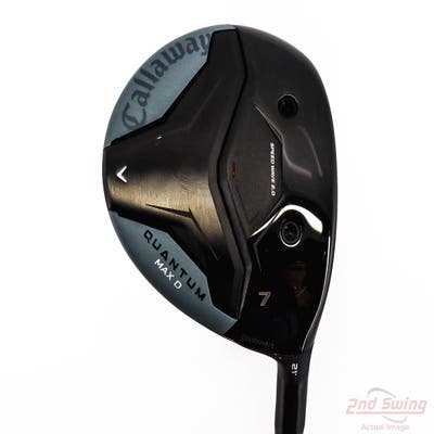 Mint Callaway Quantum Max D Fairway Wood 7 Wood 7W 21° Mitsubishi Eldio White/Silver 40 Graphite Ladies Right Handed 41.0in