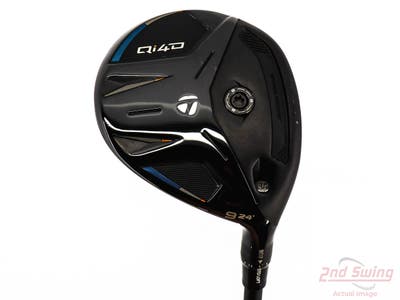 Mint TaylorMade Qi4D Fairway Wood 9 Wood 9W 24° Mitsubishi REAX FW 65 Graphite Stiff Right Handed 41.5in