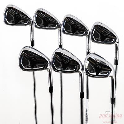 Mint TaylorMade Qi Max Iron Set 5-PW AW FST KBS MAX 85 MT Steel Stiff Right Handed STD