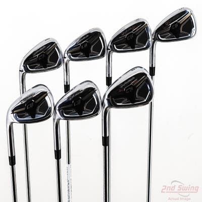 Mint TaylorMade Qi Max Iron Set 5-PW AW FST KBS MAX 85 MT Steel Regular Left Handed STD