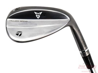 Mint TaylorMade Milled Grind 5 Satin Chrome Wedge Sand SW 56° 8 Deg Bounce LB True Temper Dynamic Gold Tour Issue Steel Wedge Flex Right Handed 35.25in