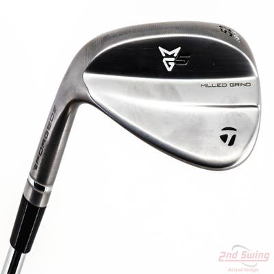 Mint TaylorMade Milled Grind 5 Satin Chrome Wedge Gap GW 52° 9 Deg Bounce SB True Temper Dynamic Gold Tour Issue Steel Wedge Flex Left Handed 35.5in
