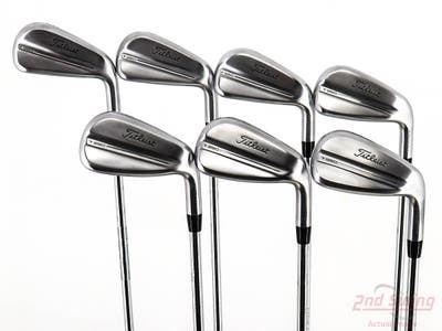 Mint Titleist 2025 T350 Iron Set 5-PW GW True Temper AMT Red G2 Steel Stiff Right Handed STD