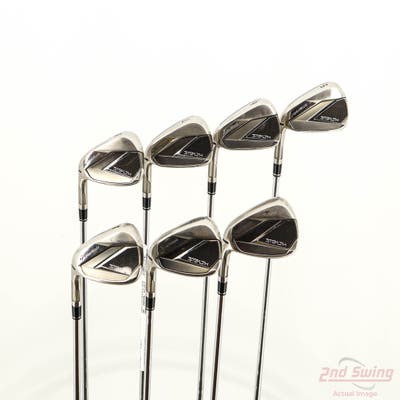 TaylorMade Stealth Iron Set 5-PW AW FST KBS MAX 85 MT Steel Stiff Left Handed +1/4"