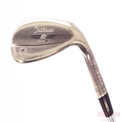 Titleist Vokey SM7 Raw Wedge Lob LW 60° 8 Deg Bounce M Grind SM7 BV Steel Wedge Flex Right Handed 35.0in