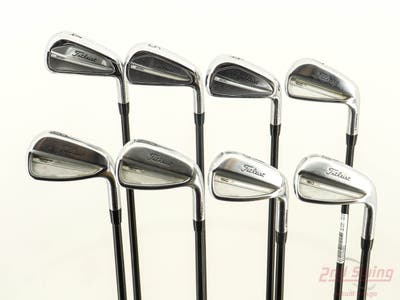 Titleist 2023 T150/T200 Combo Iron Set 4-PW AW LA Golf A Series Mid 85 Graphite Stiff Right Handed +1/2"