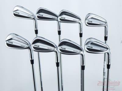 Ping i240 Iron Set 4-PW AW Nippon NS Pro Modus 3 Tour 115 Steel X-Stiff Right Handed Green Dot +1 1/4"