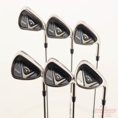 Callaway 2018 Edge Iron Set 6-PW SW Callaway Stock Steel Steel Regular Right Handed -1/2"