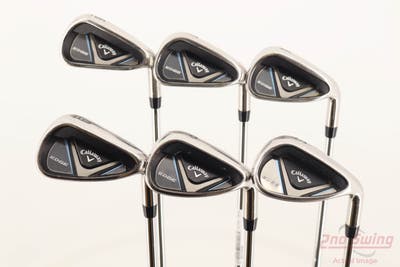 Callaway 2018 Edge Iron Set 6-PW SW Callaway Stock Steel Steel Regular Right Handed -1/2"