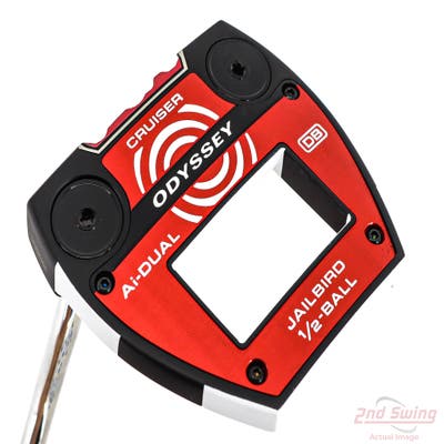 Mint Odyssey Ai-DUAL Jailbird 1/2 Ball Cruiser Putter Steel Left Handed 38.0in