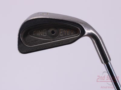 Ping Eye 2 Single Iron 3 Iron True Temper Dynalite Gold Steel Stiff Right Handed Black Dot 39.0in