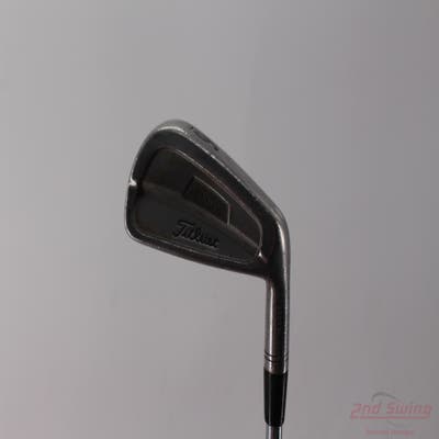 Titleist 735.CM Stainless Single Iron 6 Iron Stock Steel Shaft Steel Stiff Right Handed 37.5in